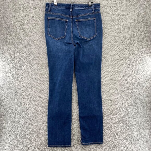 Talbots Jeans Womens 4 Blue Straight Medium Wash Denim Stretch Slimming Casual - Picture 3 of 11